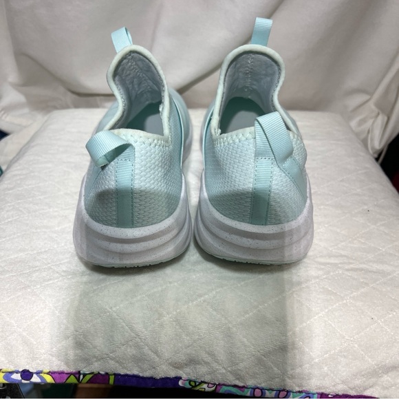 Puma Slip-On Sneakers in Mint Green - Picture 3 of 11